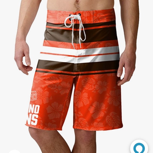 NFL Other - FOCO Men's NFL Team Logo Swim Boardshorts Cleveland Browns Size XL